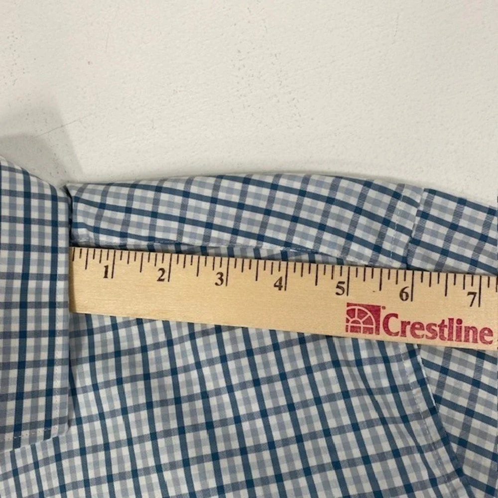 J.Crew Performance Button Down‎ Shirt Slim Fit Plaid Long Sleeve L